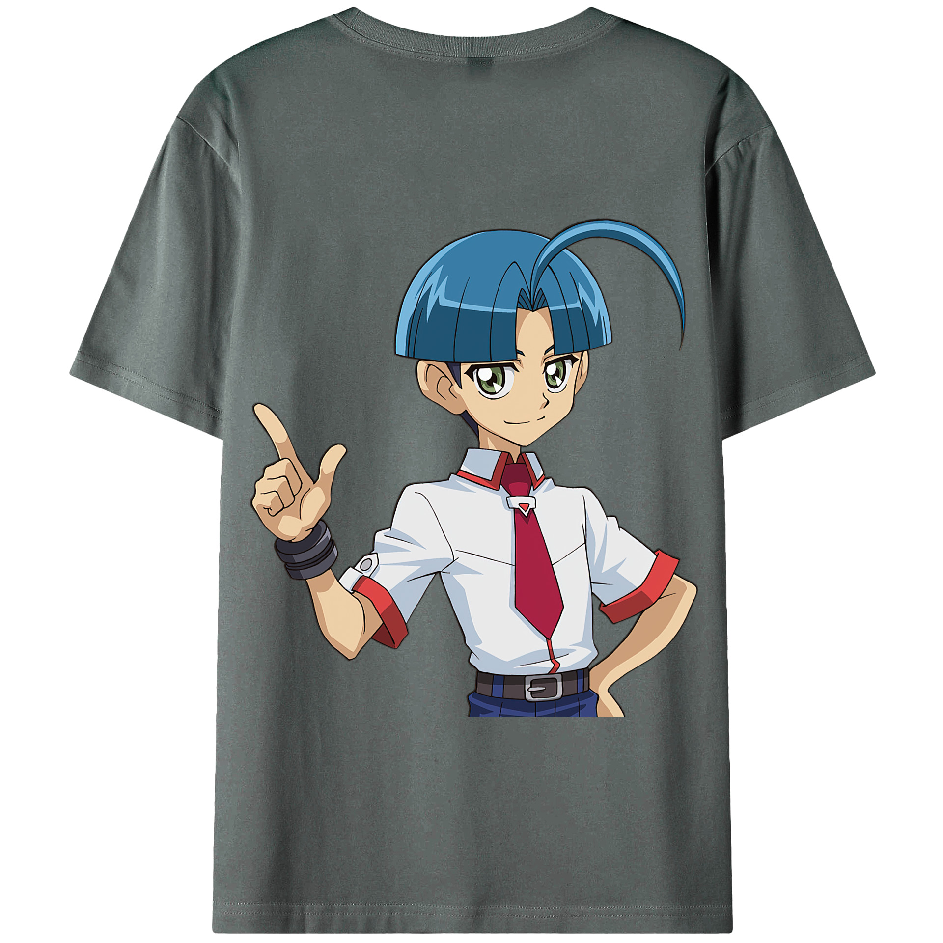 （画像用） 遊☆戯☆王 Yu-Gi-Oh! 綿100％半袖Tシャツ（背面プリント）